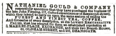 Nathaniel Gould and Company <i>Manchester Times</i> 14 January 1865