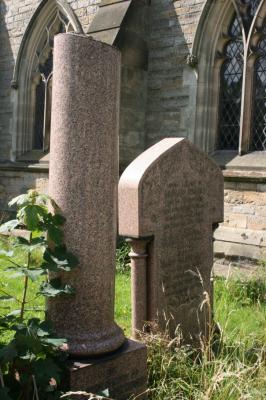 Francis Wright grave at Osmaston