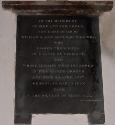 George and Ann Gould monument