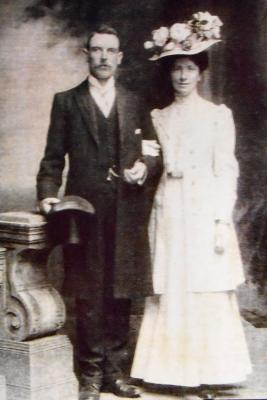 Ralph Benjamin Wooddisse marriage Wedding Day 1908