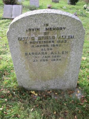 Barbara Allen gravestone