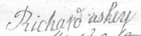Marriage licence signature
