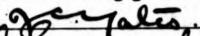 Signature on enlisting 1912