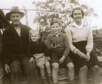 With Murray and Jean (right)
